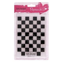*SALE* Papermania Universal Tri-bossFolder  (A6)  Chequered Was £3.99 Now £1.99