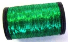 Coates Metallic Embroidery Thread - Green