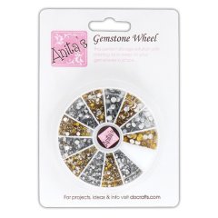 Anita's Gemstone Wheel Gold and Silver