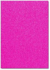 Dovecraft A4 Glitter Card - Cerise 220gsm