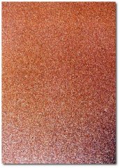 Dovecraft A4 Glitter Card - Chocolate 220gsm