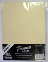 Premier Blank C6 Cards/Envelopes Ivory (10 Pack)  