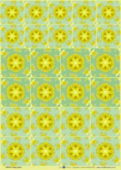 Jackie Henshall Teabag Paper - Daffodil (5 sheets)