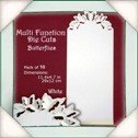 Multi Function Die Cuts - Butterflies (White) - Pack of 10