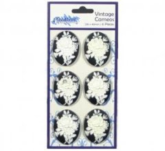 Creative Expressions Cameo Embellishments (6 pieces)