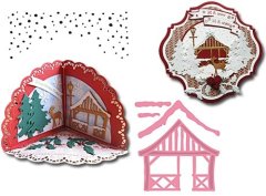 *SALE* Marianne Design Collectables - Christmas Village Chalet  Was £9.67  Now £3.87