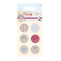 *SALE* Tilly Daydream Fabric Covered Buttons (6 pcs) Was £3.99 Now £1.99