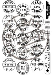 Marianne Design Clear Stamp Set - Mail Around the World