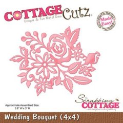 *SALE* CottageCutz Die - Wedding Bouquet (4 x 4 )