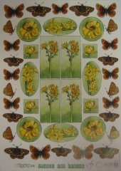 *SALE* A4 Shake It Images for Spring Cutting/Decoupage Sheet
