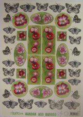*SALE* A4 Shake It Images for Spring Cutting/Decoupage Sheet