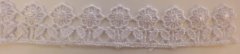 Guipure Lace - WhiteFlower with Petals- 2 Metre Length  