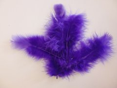 Fluffy Marabou Feathers - PURPLE (12228-2808)