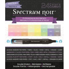 Spectrum Noir 24 Pen Box Set - Pastels by Crafter's Companion