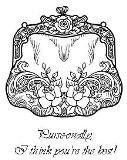 *SALE* Creative Expressions Cling Stamp - Rose Blossom Purse