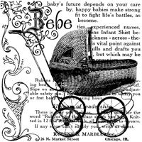 Stampendous Cling Rubber Stamp - Baby Element