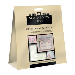 *SALE* Sew & So On Pretty Dreams Bunting Kit Was £7.95 Now £3.99