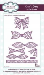 *SALE* Sue Wilson Die - Finishing Touches - Dotty 3D  Bow  Was £17.99  Now £8.99