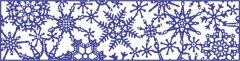 Cheery Lynn Design Die - Snowflake Mesh Border