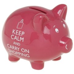 *SALE* Pig - Shopping - Money Bank  Was £8.99  Now £4.99