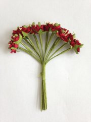 Marianne Design Decoration Embellishments Christmas Red Flowers