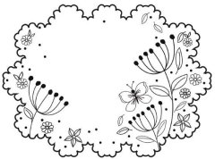 *SALE* Creative Expressions Cling Stamp to Die For- Butterfly Garden  Was £4.99  Now £2.49