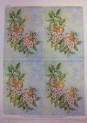 Craft Creations Decoupage sheet-Blossom Birds