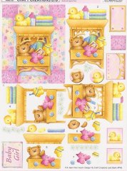 Craft Creations Step by Step Decoupage - Baby Girl Paraphernalia