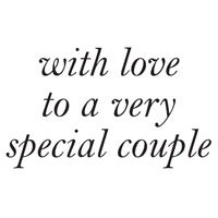 Woodware - Clear Magic Cling Stamp - Special Couple