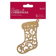 Papermania Wooden Shape - Stocking