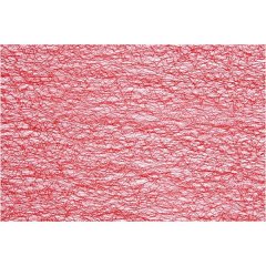 Creativ Netted Fabric - Red (1 metre)
