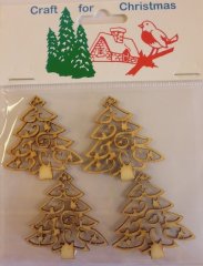 Craft for Christmas Embellishments - Natural Trees