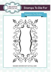 *SALE* Creative Expressions Cling Stamp -Emma's Joyful Frame