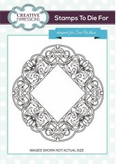 *SALE* Creative Expressions Cling Stamp to Die for - Heritage Flourish