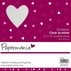 Papermania 12 X 12 Acetate - Plain (10pk)