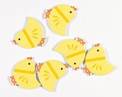 Craft Creations - Wooden Yellow Chicks