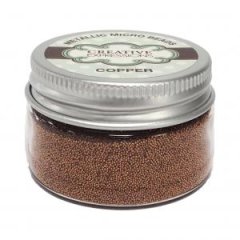 Creative Expressions Metallic Micro Beads Copper - 50g