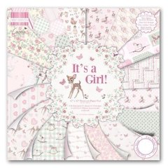 First Edition 12 X 12 Paper Pad - It's a Girl