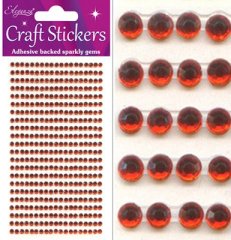 Eleganza Craft Gems - 3mm Red