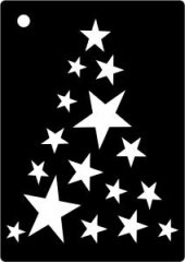 Creative Expressions Mini Stencil- Star Tree