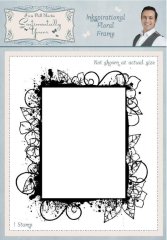 *SALE* Inkspirational By Phill Martin Floral Frame  Was £7.99  Now £4.99