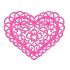 Sweet Dixie Die - Filigree Floral Heart