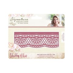 Crafter's Companion Sara Signature Collection - Shabby Chic Metal Die - Vintage Lace Edge