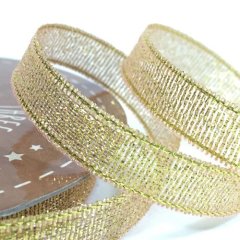 Golden Accents Sparkly Metallic Ribbon 10mm - Light Pink