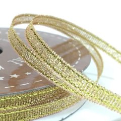 Golden Accents Sparkly Metallic Ribbon 3mm -Light Pink