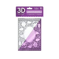 Crafter's Companion 5" x 7" 3D Embossing Folder - English Rose