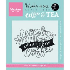 Marianne Design Clear Stamp - You & Me and a Cup of Coffee