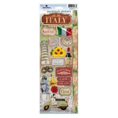 Paper House Productions Cardstock stickers - Italy