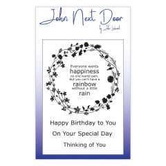 John Next Door Clear Stamp set - Flower Circle