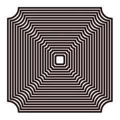 Presscut Cutting Nesting Die - Square with Notched Corners 20pcs